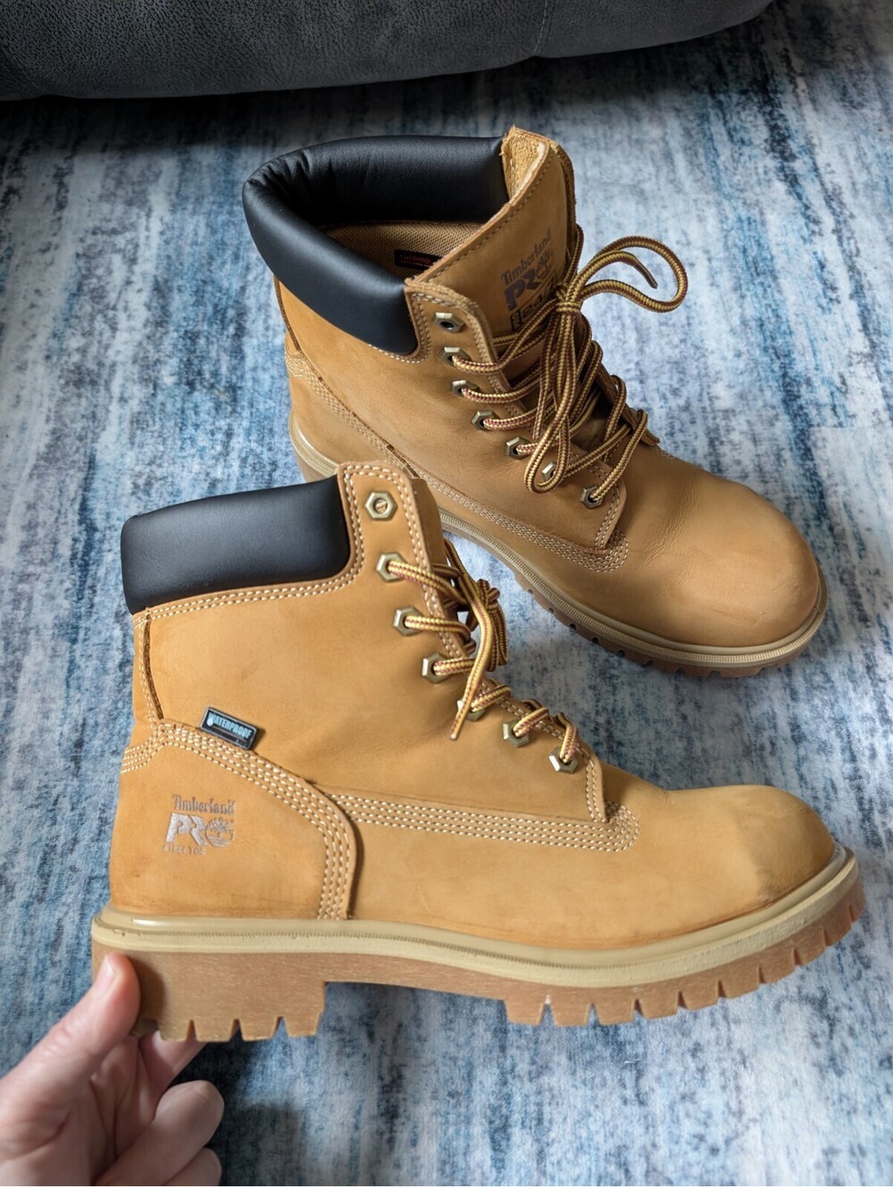 Timberland PRO Direct Attach 6" Steel Toe Waterproof Work Boots Women's Size 9